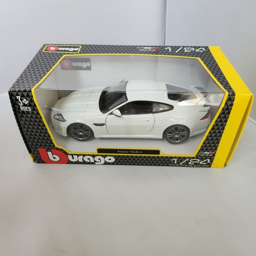 Jaguar xkr white 1 24 - xkr-s, white,
