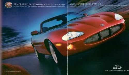 Jaguar car magazine print - car, ad