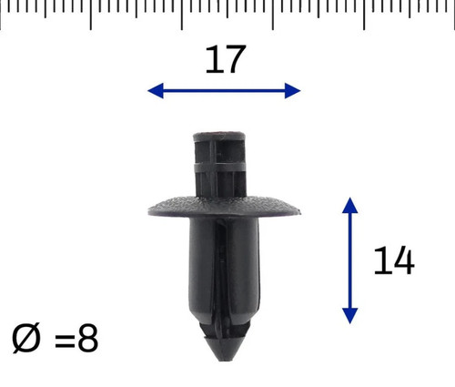 Fit jaguar 8mm - fit, rear