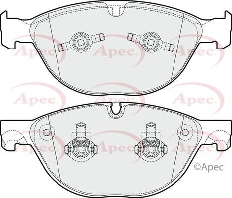 Apec front brake pad - pad, set