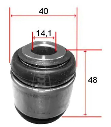 Wishbone bush front - wishbone,