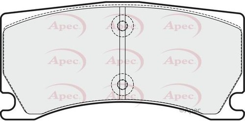 Apec rear brake pad set - rear,