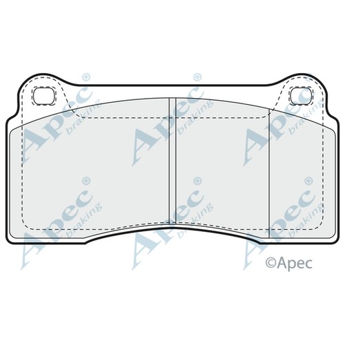 Brake pads set for - pads, xk8