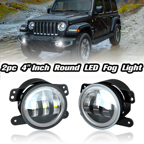 Inch led round - round, fog