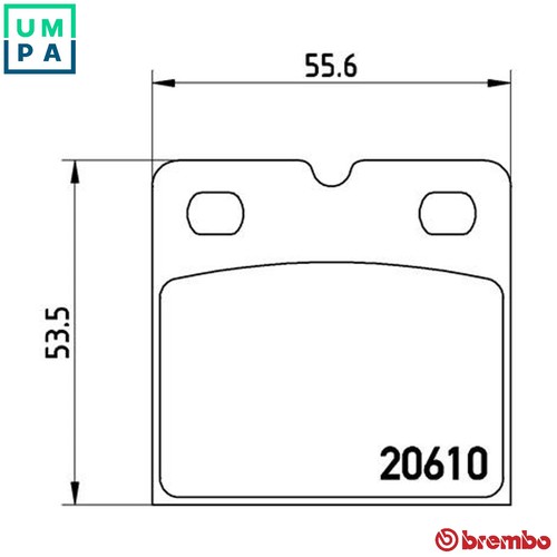 Brake pad set disc parking - set,